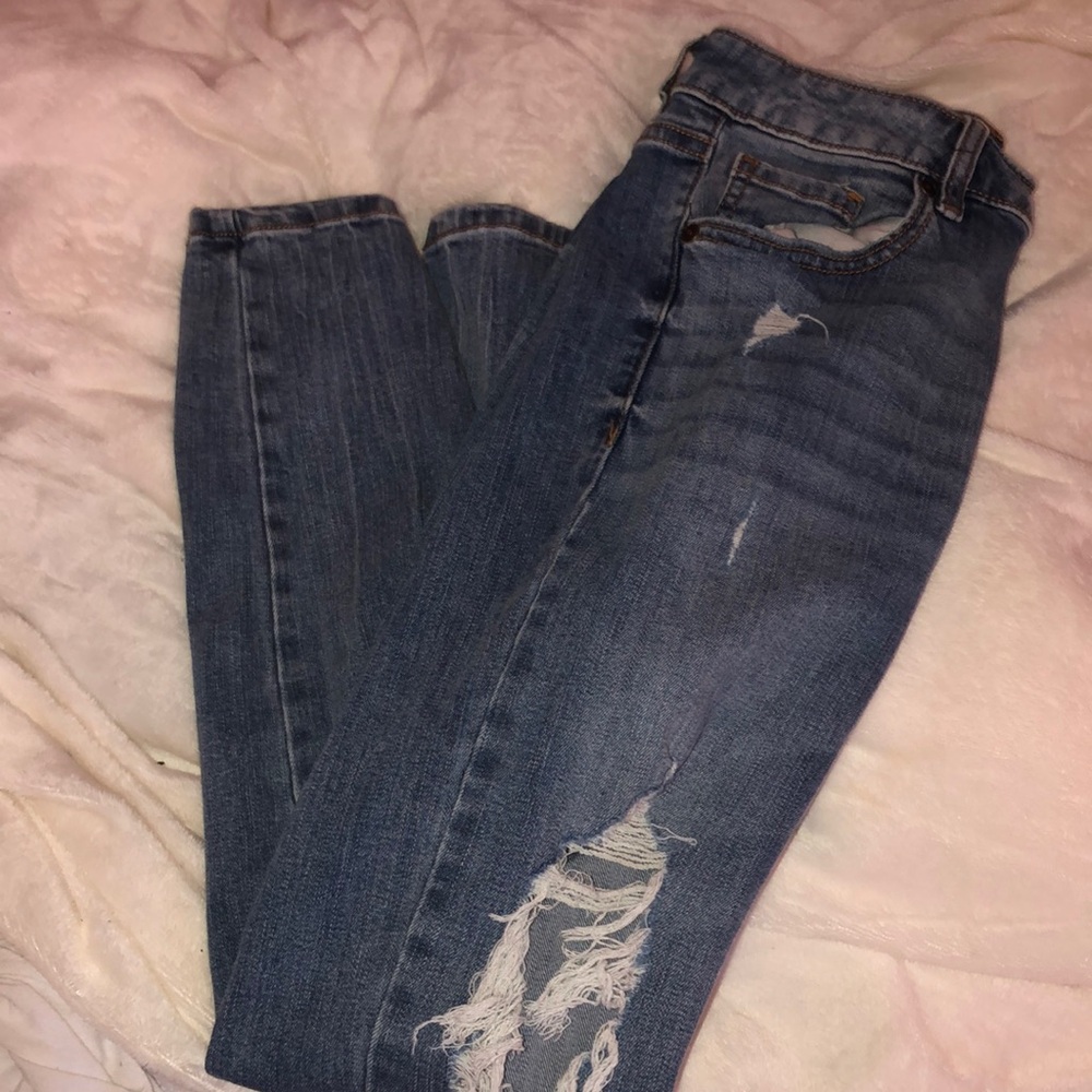 oasis skinny ripped jeans